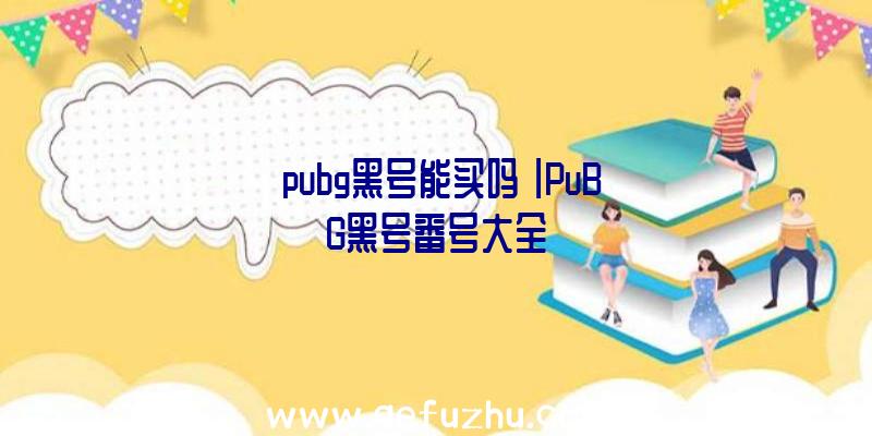 「pubg黑号能买吗」|PuBG黑号番号大全